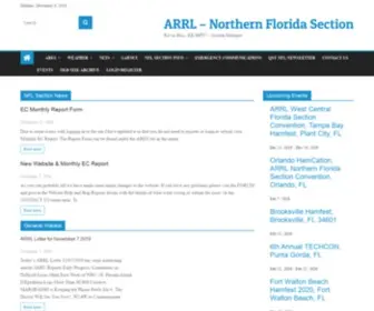 ARRL-NFL.org(Section Manager) Screenshot