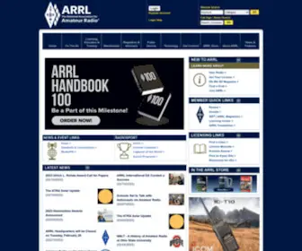 ARRL.org(The American Radio Relay League (ARRL)) Screenshot