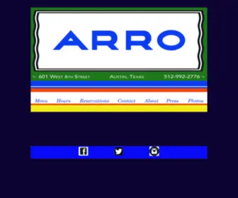 Arroaustin.com(Austin, Texas) Screenshot