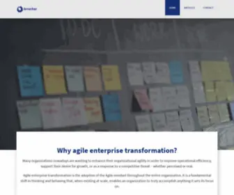 Arrochar.ca(Arrochar and agile enterprise transformation) Screenshot