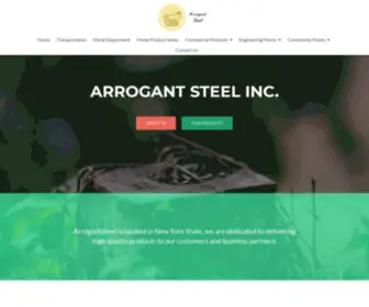 Arrogantsteel.com(Arrogant Steel) Screenshot