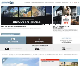 Arromanches360.fr(Arromanches 360) Screenshot