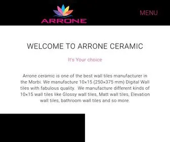 Arroneceramic.com(Arrone ceramic) Screenshot