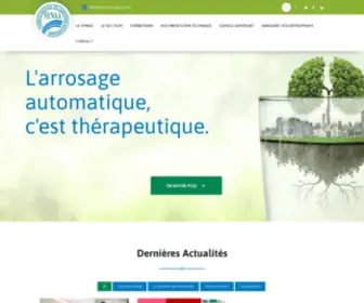 Arrosage-Synaa.com(Le Syndicat National de l'Arrosage Automatique) Screenshot