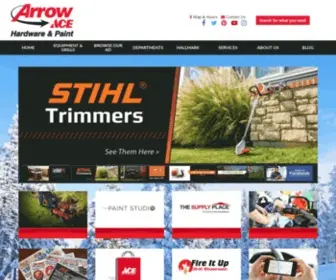 Arrowace.net(Arrow Hardware &amp; Paint) Screenshot
