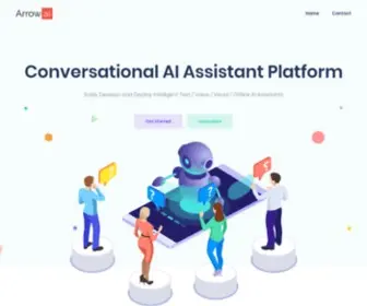 Arrowai.com(Conversational AI) Screenshot