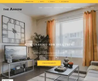 Arrowapartments.com(The Arrow) Screenshot