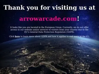 Arrowarcade.com(Thank you for visiting us) Screenshot