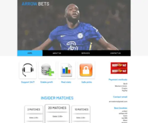 Arrowbets.com Screenshot