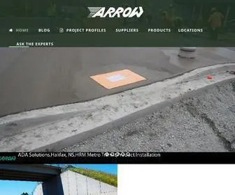 Arrowco.ca(Arrow Construction Products) Screenshot