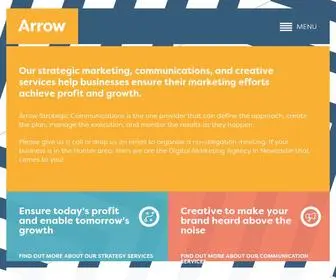 Arrowcomms.com(Arrow Strategic Communications) Screenshot