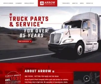 Arrowdetroit.com(Arrow Trucks & Parts Co) Screenshot