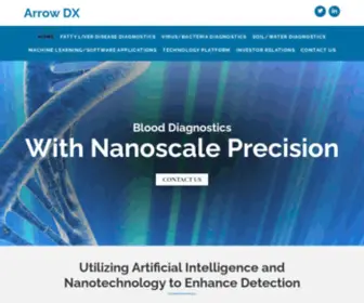 Arrowdx.com(Fatty Liver Diagnostics) Screenshot