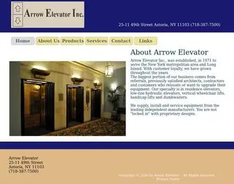 Arrowelevator.com(Arrow Elevator Inc) Screenshot