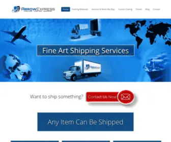 Arrowexpress.com(International Fine Art Shipping) Screenshot