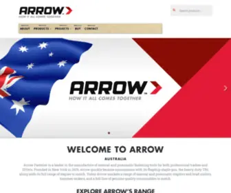 Arrowfastener.com.au(Arrow Australia) Screenshot