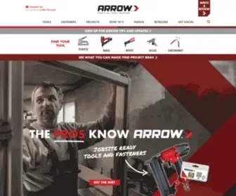 Arrowfastener.com(Arrow Fastener Company LLC) Screenshot