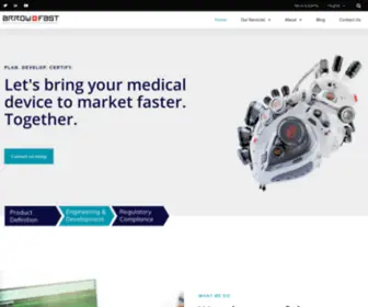 Arrowfast.tech(Medical Device Engineering) Screenshot