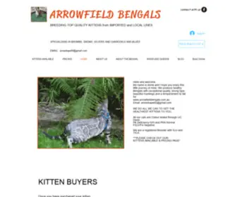 Arrowfieldbengals.com.au(Arrowfield Bengals) Screenshot