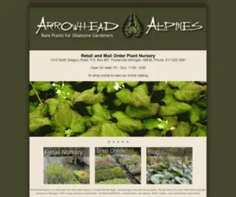 Arrowheadalpines.com(Arrowhead Alpines) Screenshot