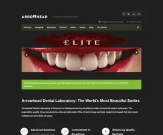 Arrowheaddental.com(Arrowhead Dental) Screenshot