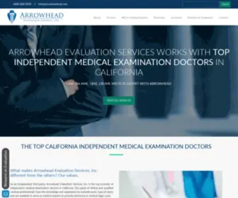 Arrowheadeval.com(Arrowhead Evaluation Services) Screenshot