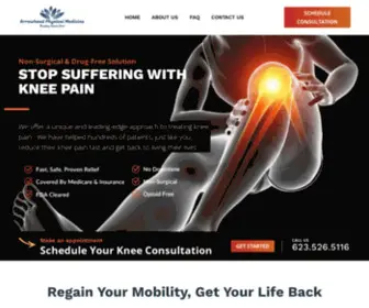 Arrowheadkneepain.com(Arrowhead Physical Medicine Knee Pain) Screenshot