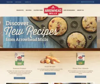 Arrowheadmills.com(One of America's most trusted organic baking brands for 50 years) Screenshot