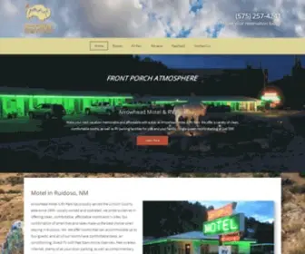 Arrowheadmotelandrv.com(Motel in Ruidoso) Screenshot