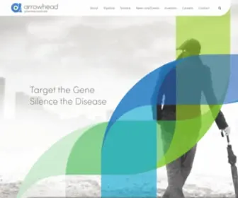 Arrowheadpharma.com(Arrowhead Pharmaceuticals) Screenshot