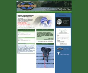 Arrowheadresort.com(Arrowhead Resort in beautiful Spring City TN) Screenshot