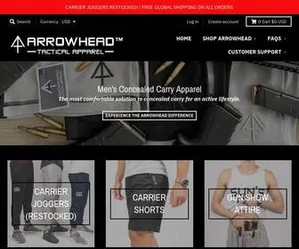 Arrowheadtacticalapparel.com(Arrowhead Tactical Apparel) Screenshot