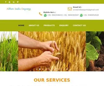Arrowindiaexports.com(Arrow India Exports) Screenshot