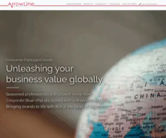 Arrowline.org(Consumer Packaged Goods) Screenshot