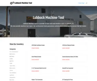 Arrowmachinery.com(Lubbock Machine Tool) Screenshot
