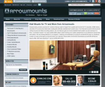 Arrowmounts.com(Wall Mounts for TV) Screenshot