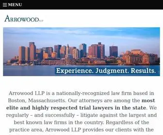 Arrowoodllp.com(Arrowood LLP) Screenshot