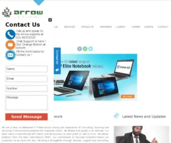 Arrowpcnetwork.com(Arrow PC Network) Screenshot
