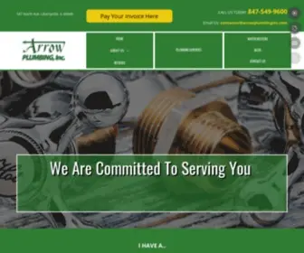 Arrowplumbinginc.com(Arrow Plumbing) Screenshot