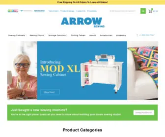 Arrowsewing.com(Arrow Sewing) Screenshot