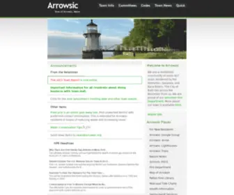 Arrowsic.org(Arrowsic, Maine) Screenshot