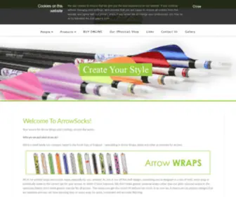Arrowsocks.co.uk(Custom Arrow Creations) Screenshot