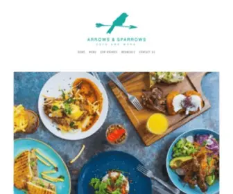 Arrowsparrows.com(ARROWS AND SPARROWS CAFE) Screenshot