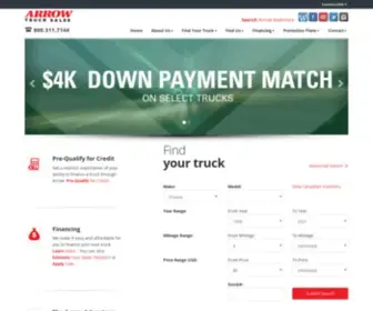 Arrowtruck.com(Arrow truck sales) Screenshot