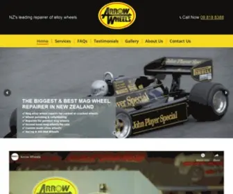 Arrowwheels.co.nz(Auckland Mag Wheel Repair & Custom Wheels) Screenshot