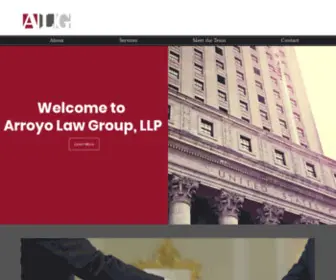 Arroyolawgroup.com(Arroyo Law Group) Screenshot