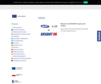 Arsanit.pl(Nowoczesne systemy ociepleń) Screenshot