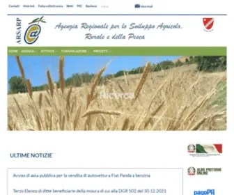 Arsarp.it(Agenzia Regionale per lo Sviluppo Agricolo) Screenshot