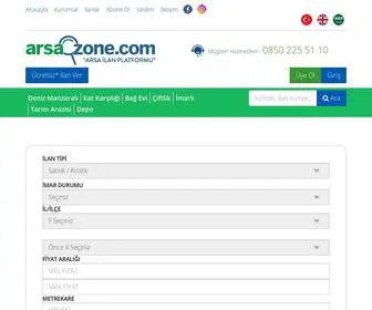 Arsazone.com(Sat?l?k arsa) Screenshot