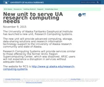 ARSC.edu(ARSC) Screenshot